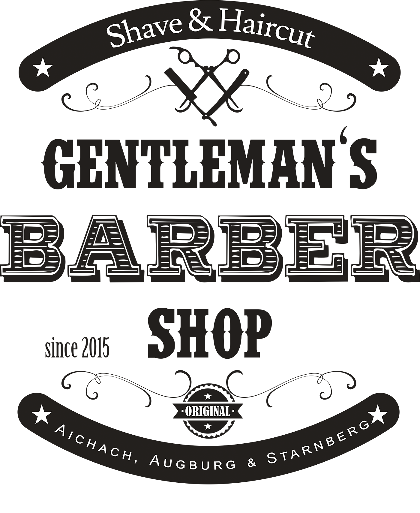 Gentleman's Barbershop Logo